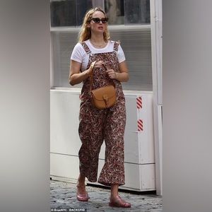 Zara Floral Overalls